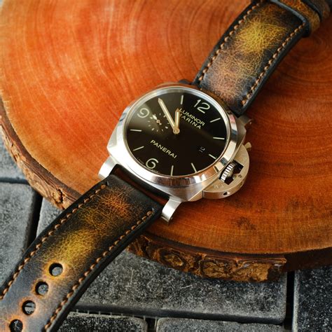 panerai black watch strap|original Panerai watch strap.